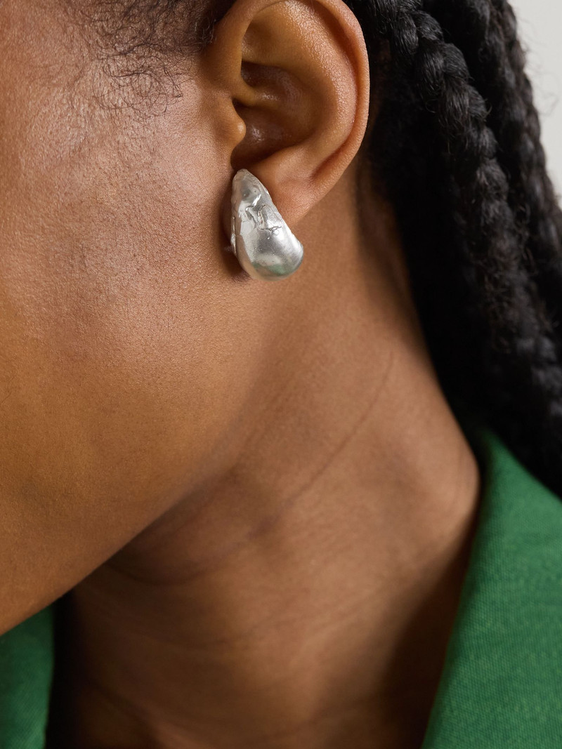 ALIGHIERI The Abundant Dream recycled silver earrings Silver outlook