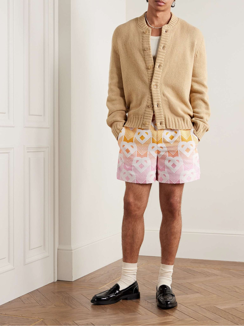 CASABLANCA Metallic-Jacquard Shorts outlook