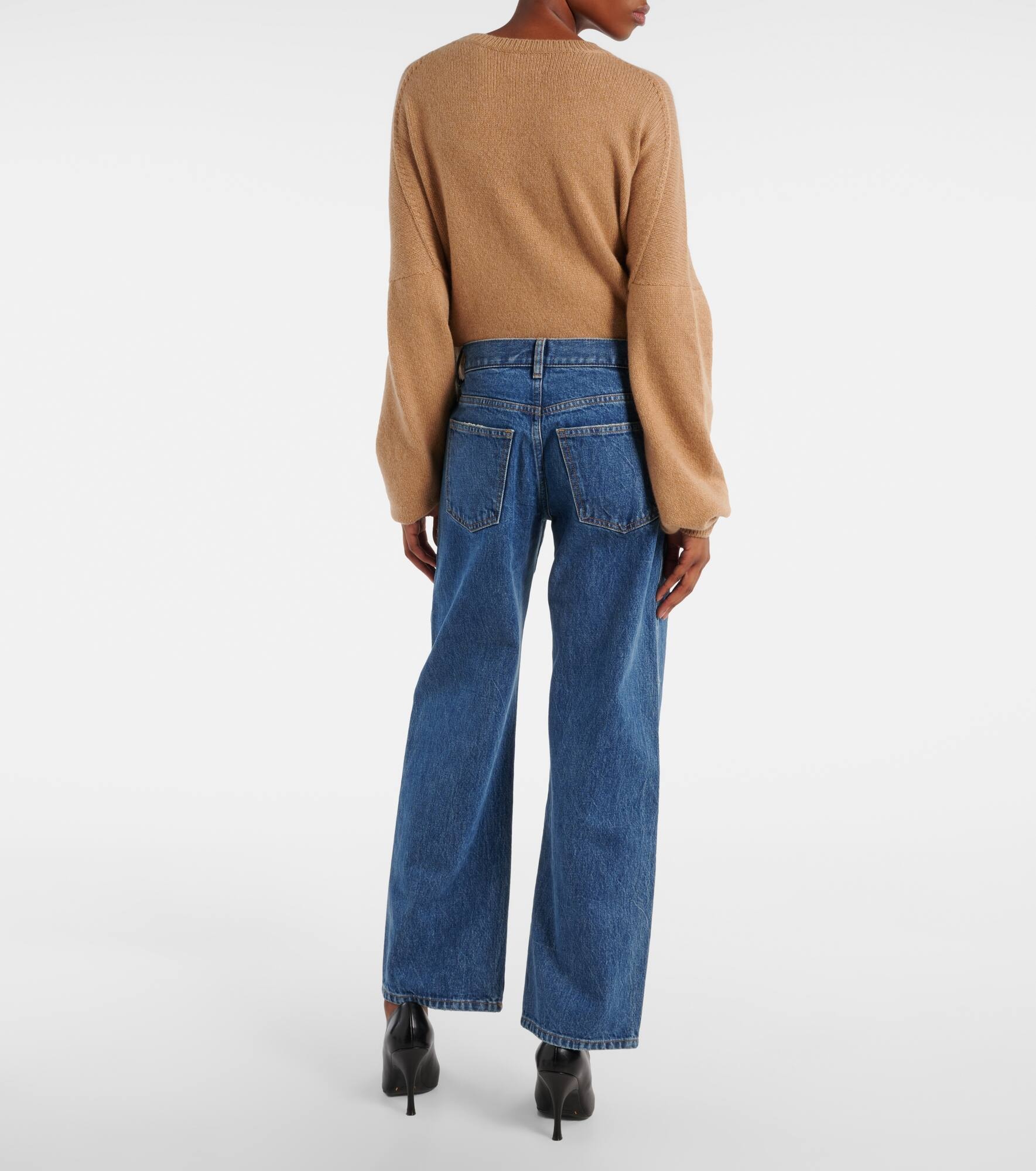 Kerrie mid-rise wide-leg jeans - 3