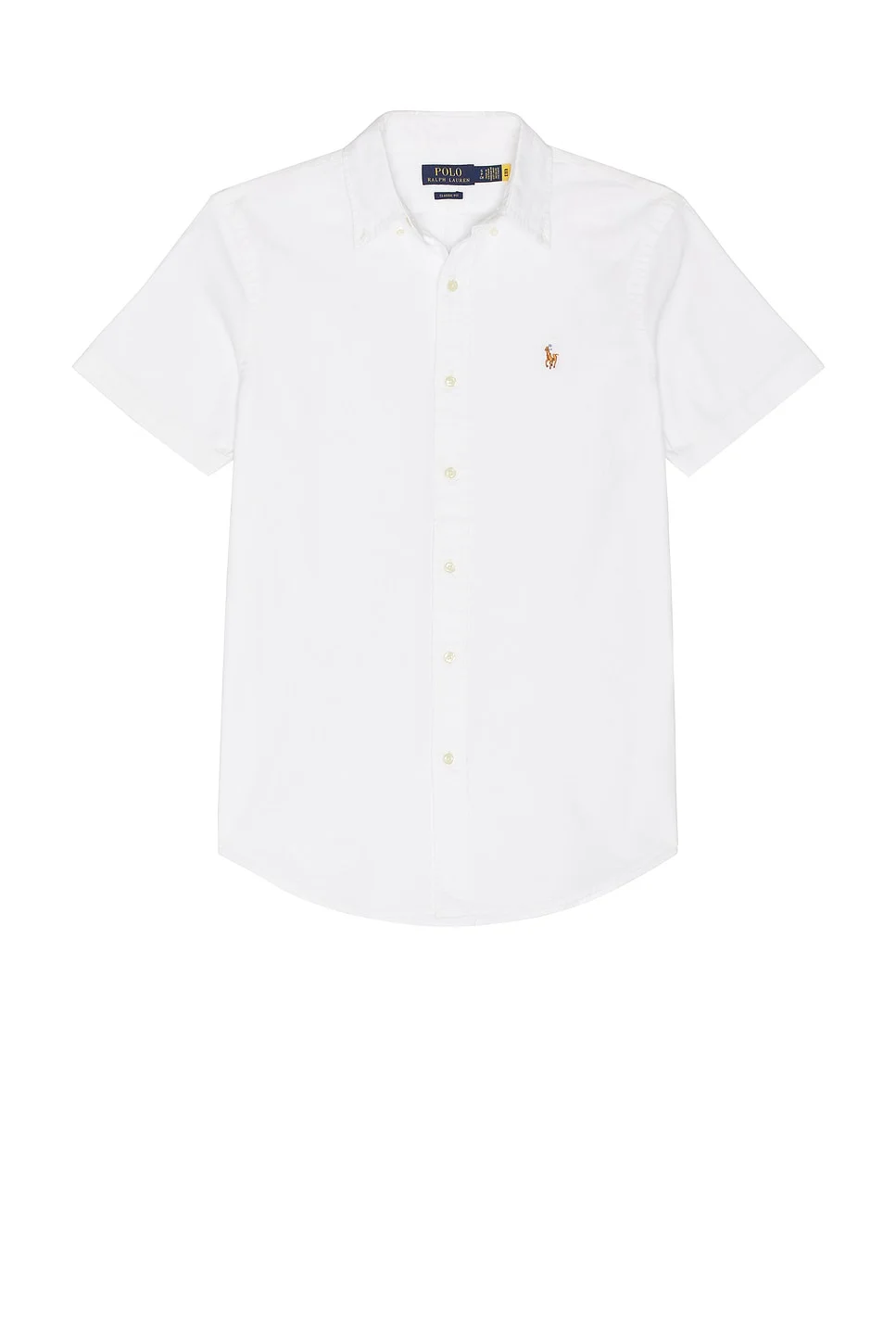 Short Sleeve Chambray Sport Shirt - 1