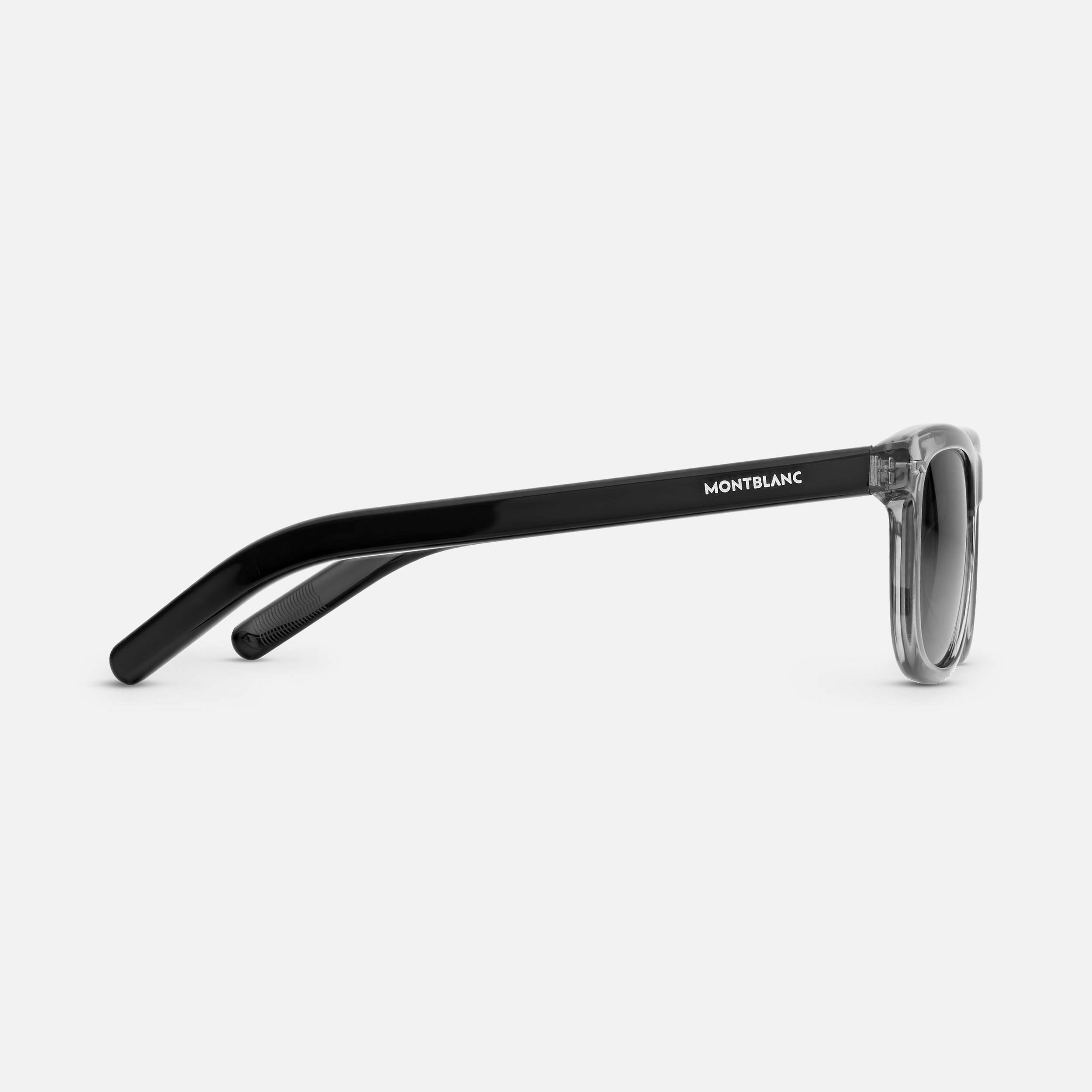 Squared Sunglasses with Gray Colored Acetate Frame - 4