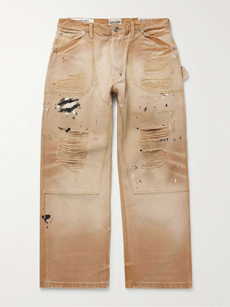 Branko Carpenter Straight-Leg Distressed Jeans - 1