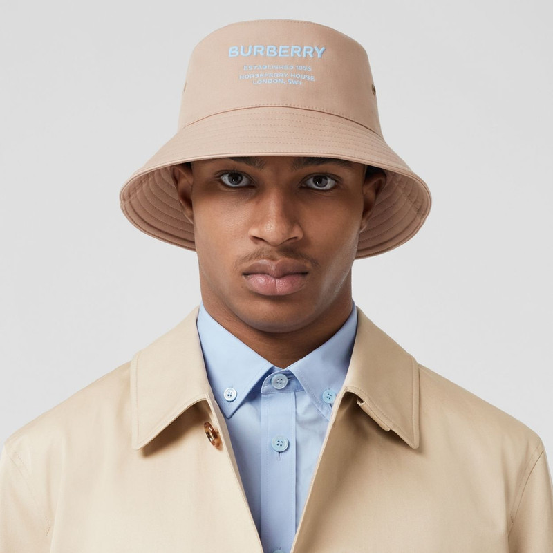 Horseferry Motif Bucket Hat 3