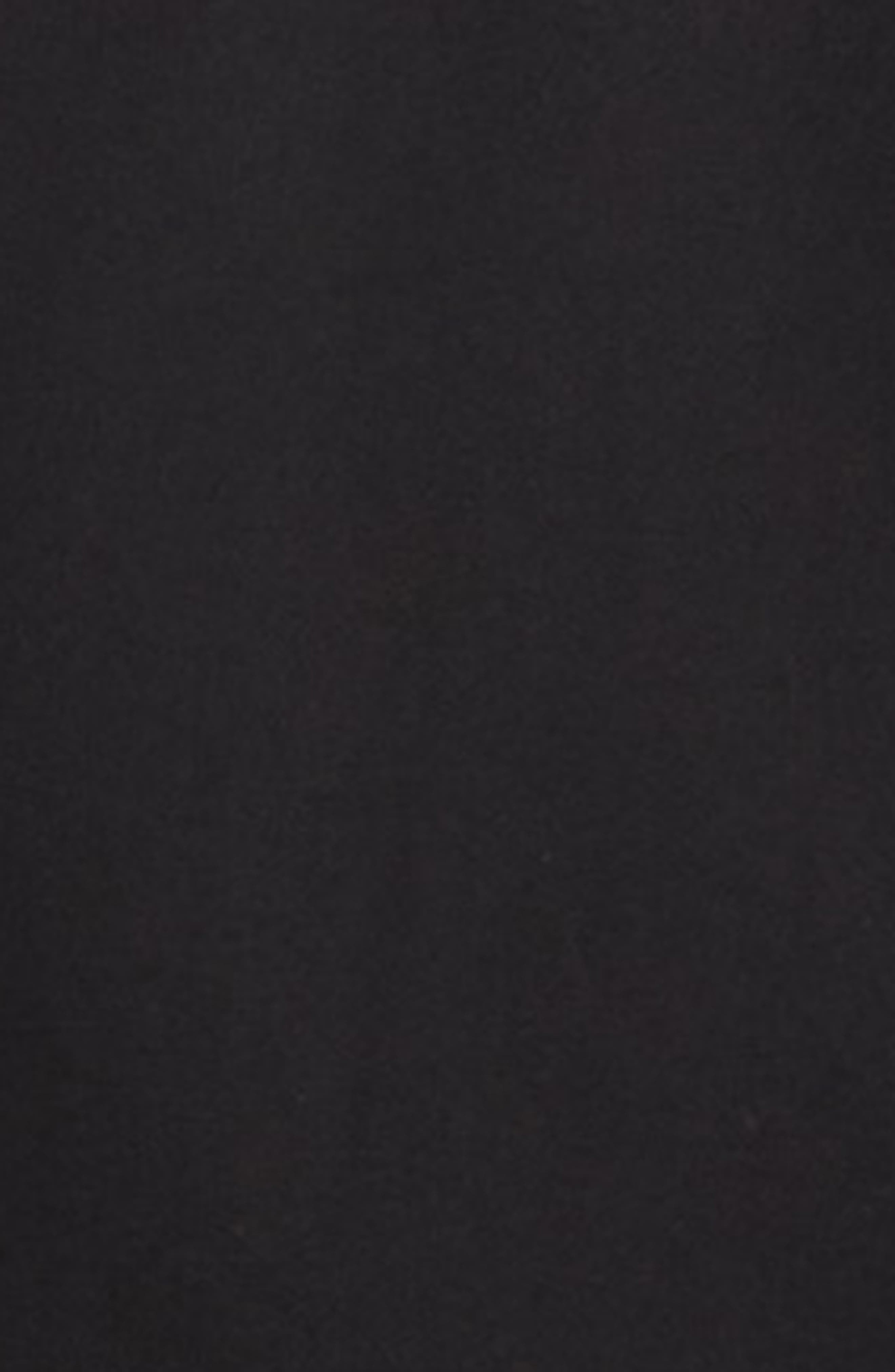 McQueen Raw Edge Harness Cotton Popling Button-Up Shirt in Black at Nordstrom - 7