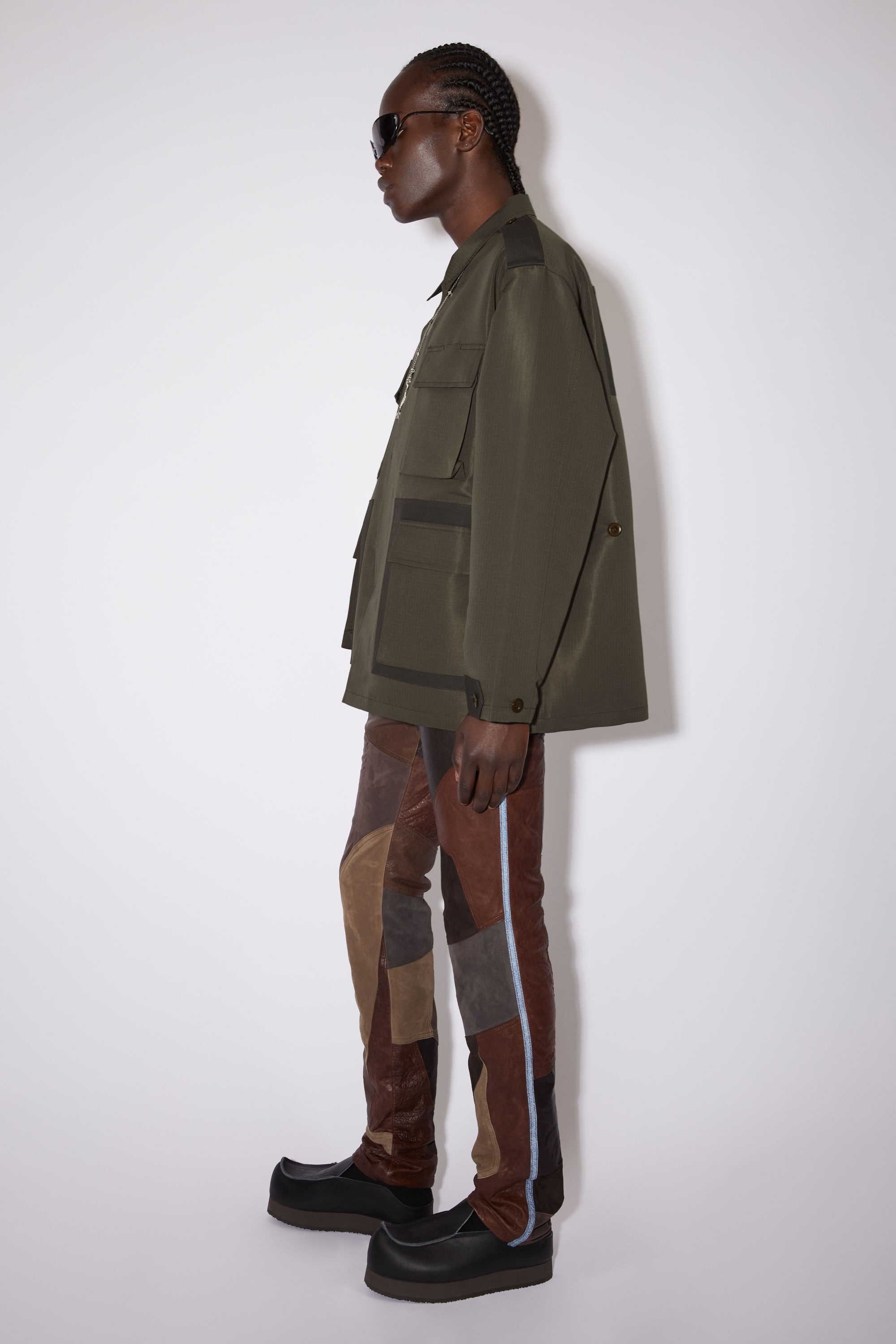 Casual ripstop jacket - Chestnut brown - 4