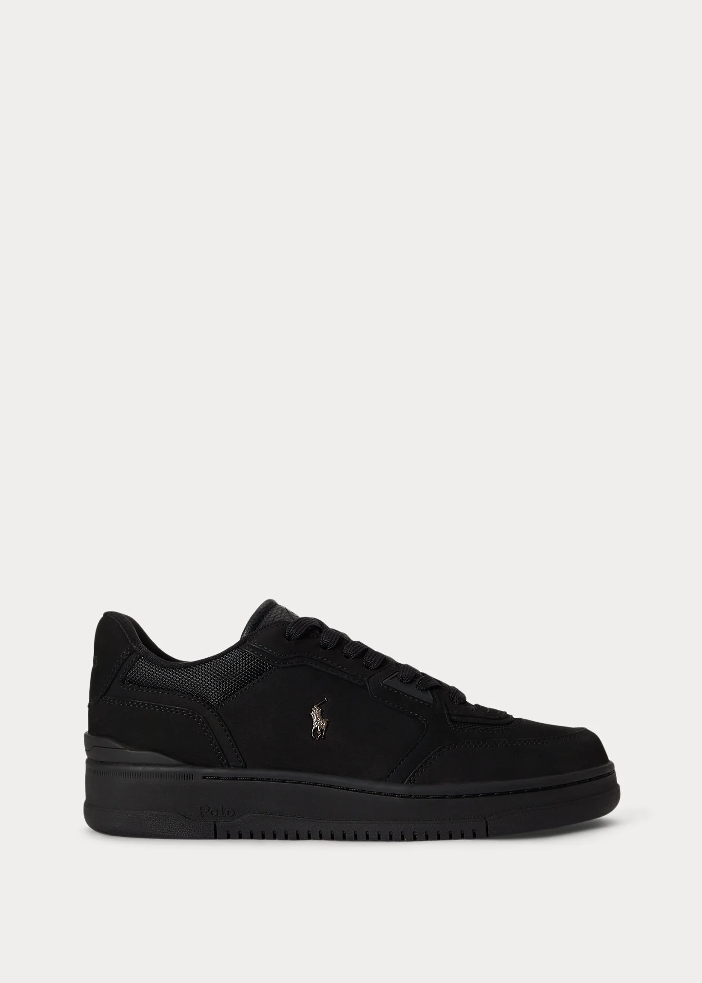 Open Masters Nubuck-Paneled Sneaker - 1