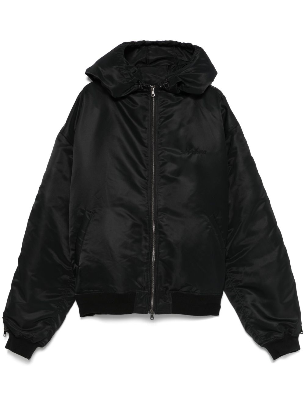 hooded bomber jacket - 1