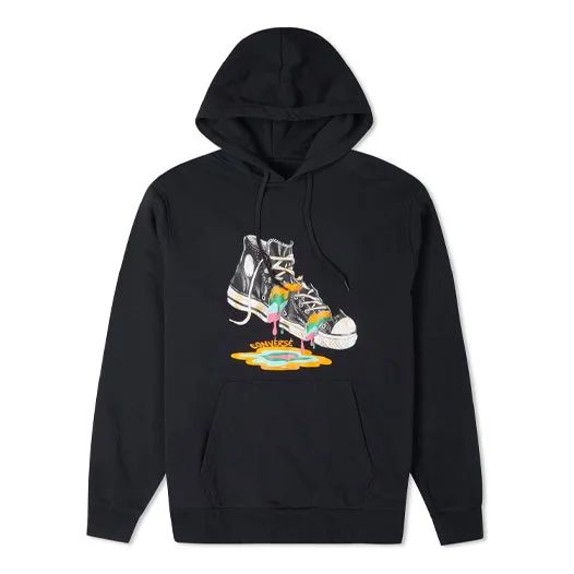 Converse Shoes Printing Fleece Lined Black 10022937-A02 - 1
