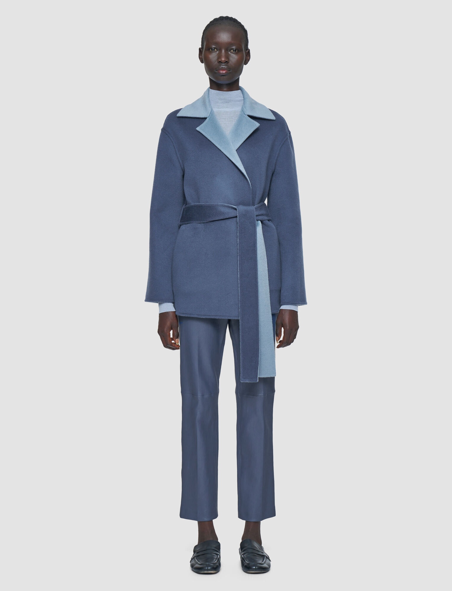 Arnold Reversible Double Face Cashmere Coat - 7