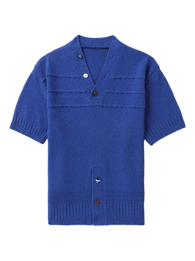 short-sleeve button top 1