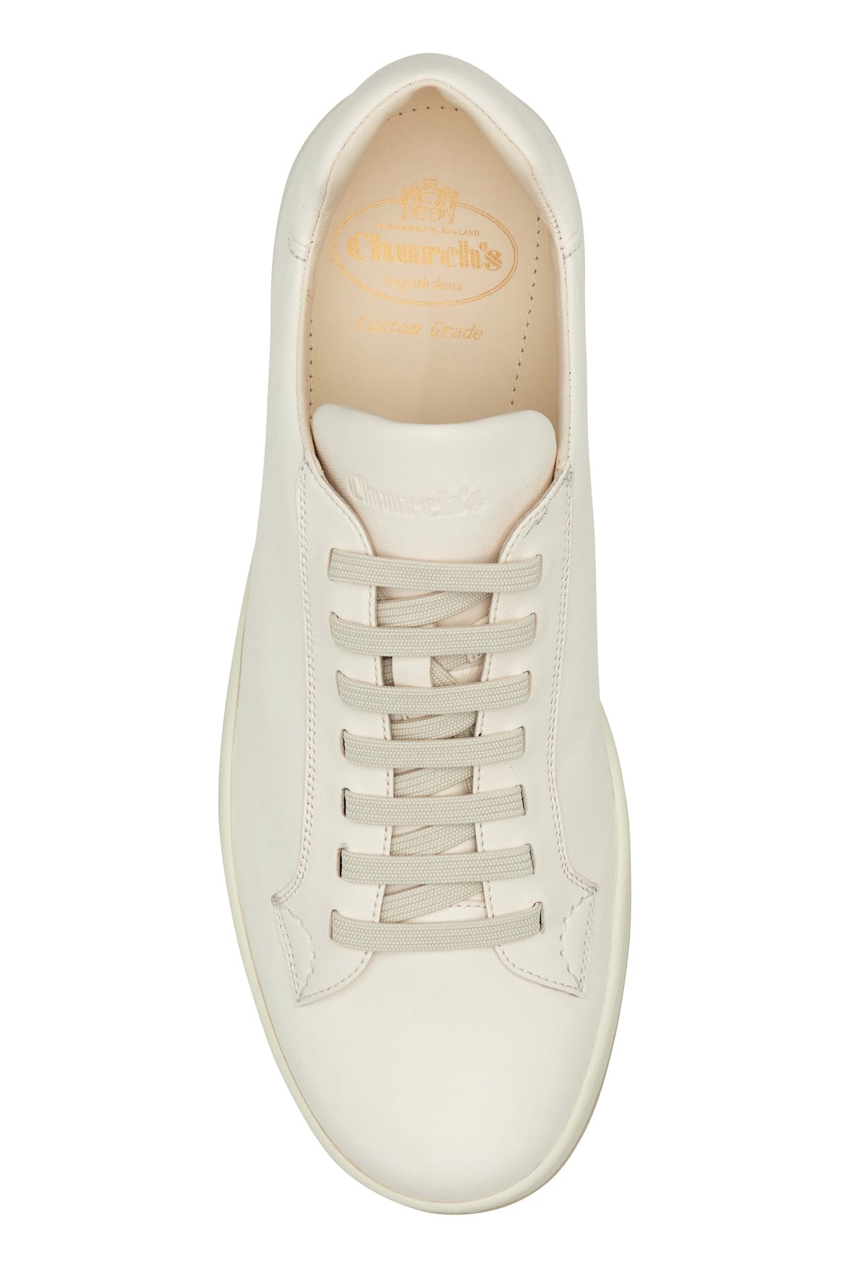 Ivory leather Ludlow 2 sneakers - 4