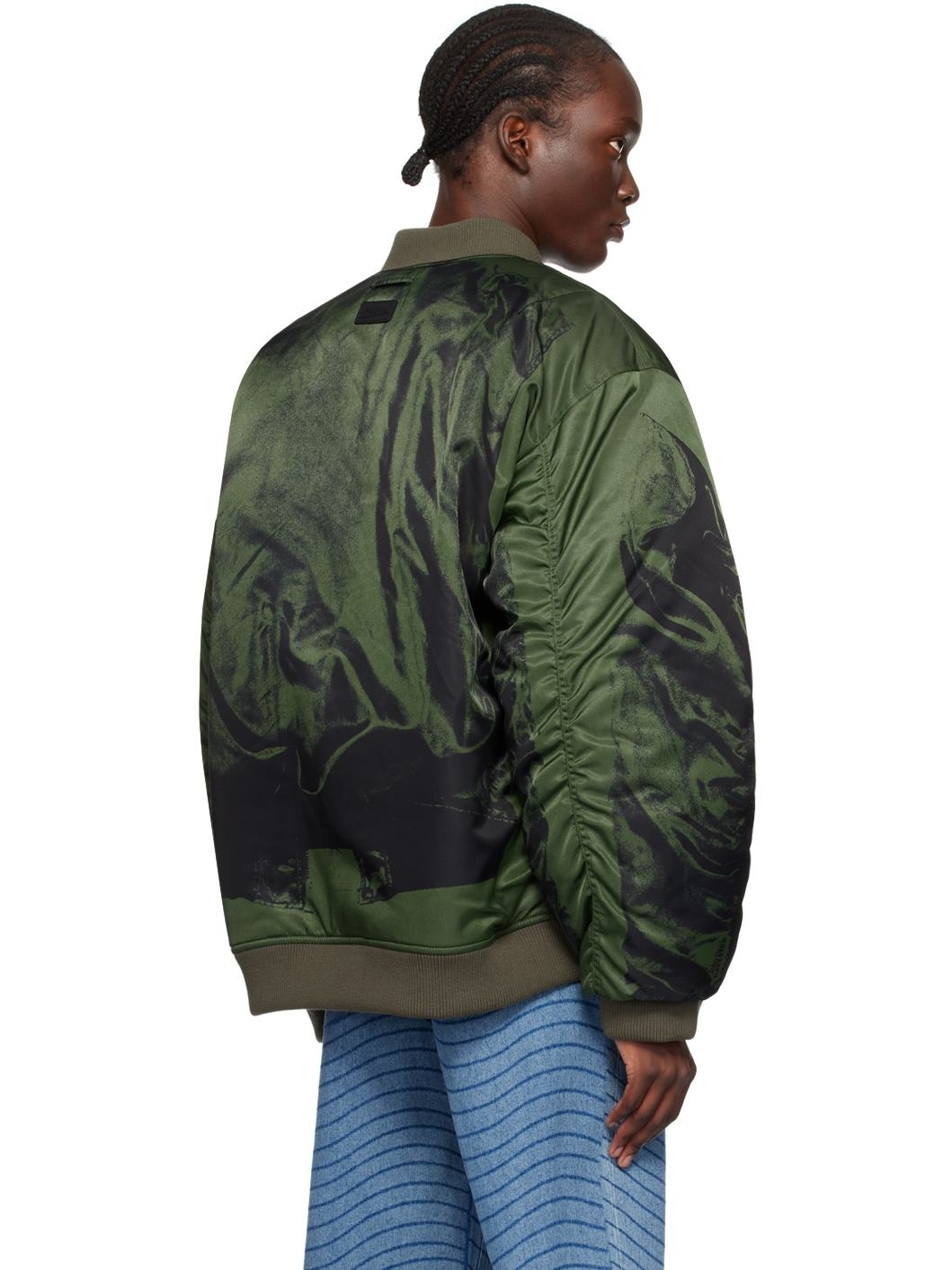 Khaki 'The Trompe-L'œil' Bomber Jacket - 3