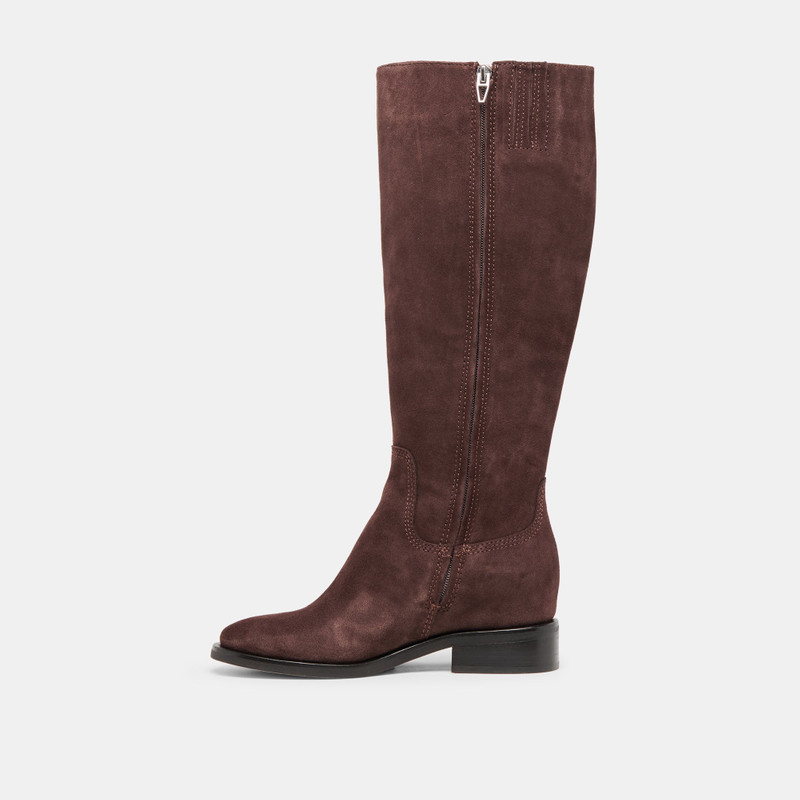 KILIAN H2O WIDE CALF BOOTS MAHOGANY SUEDE 10