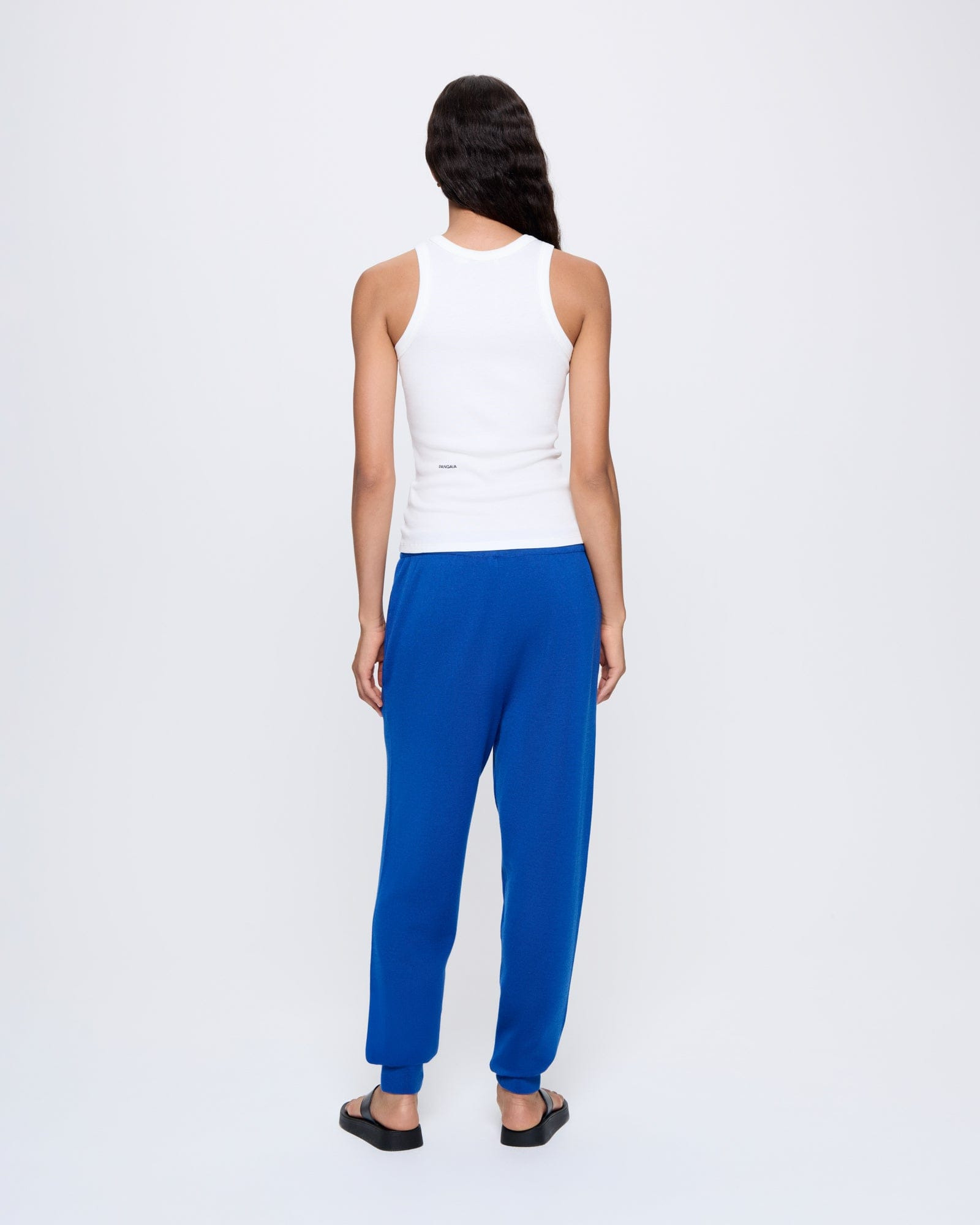 Womens DNA Regenerative Merino Wool Track Pants - Earth Blue - 5