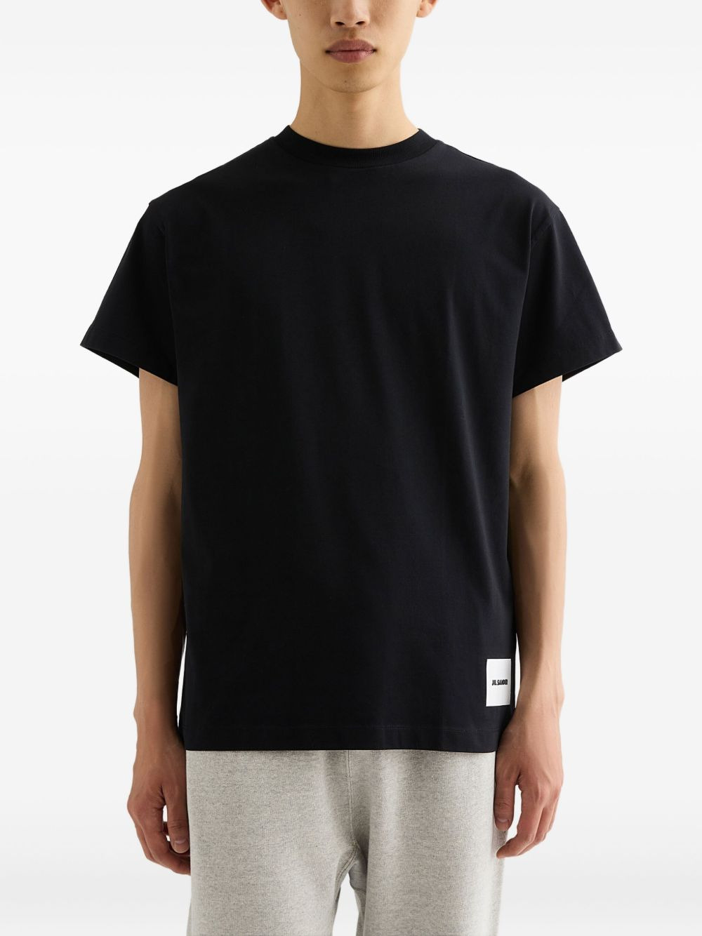logo-patch T-shirt (set of three) - 2