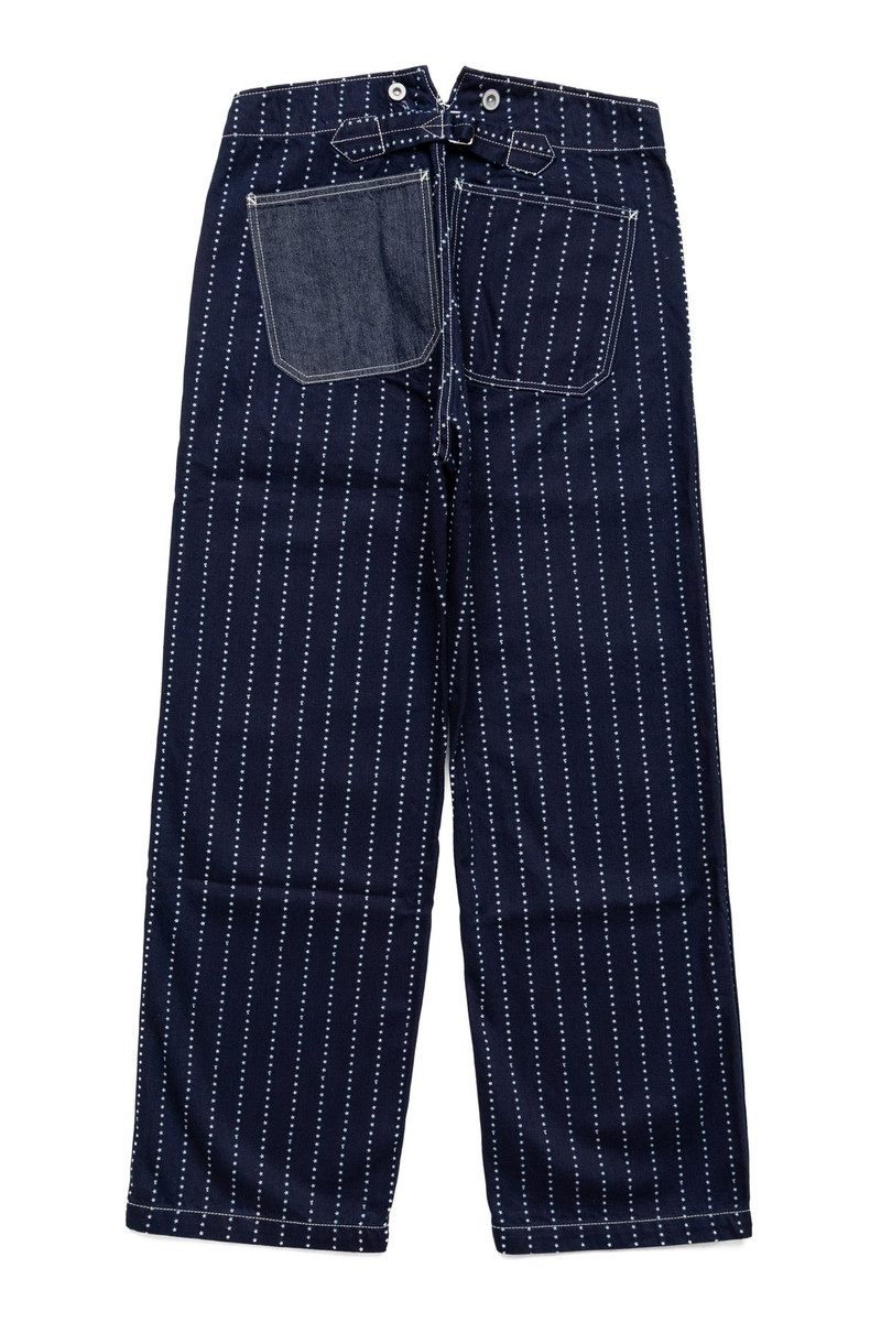FULLCOUNT Star Wabash Workers Pants - Indigo Wabash outlook