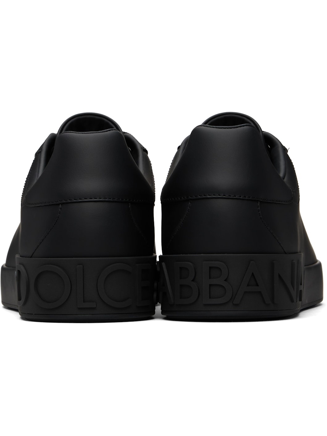 Black Calfskin Portofino Sneakers - 2