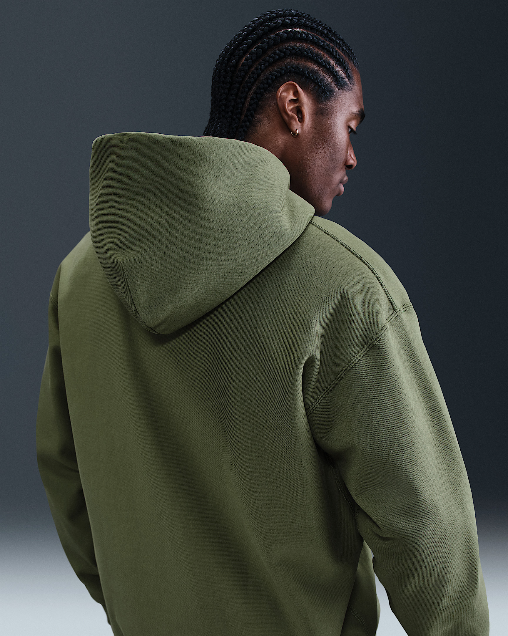 Nike Solo Swoosh Men's Full-Zip Fleece Hoodie - 2