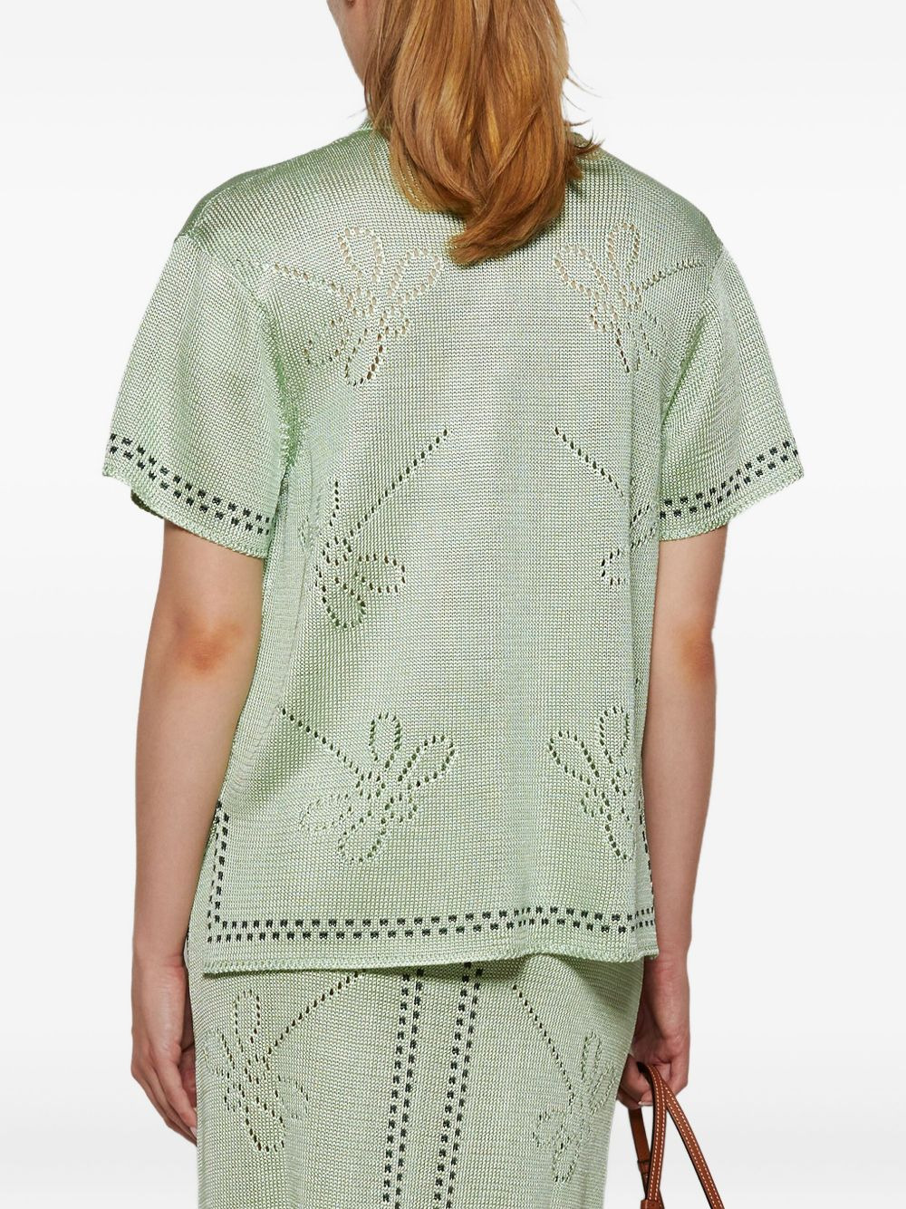 Garden Party short-sleeve knitted shirt - 5
