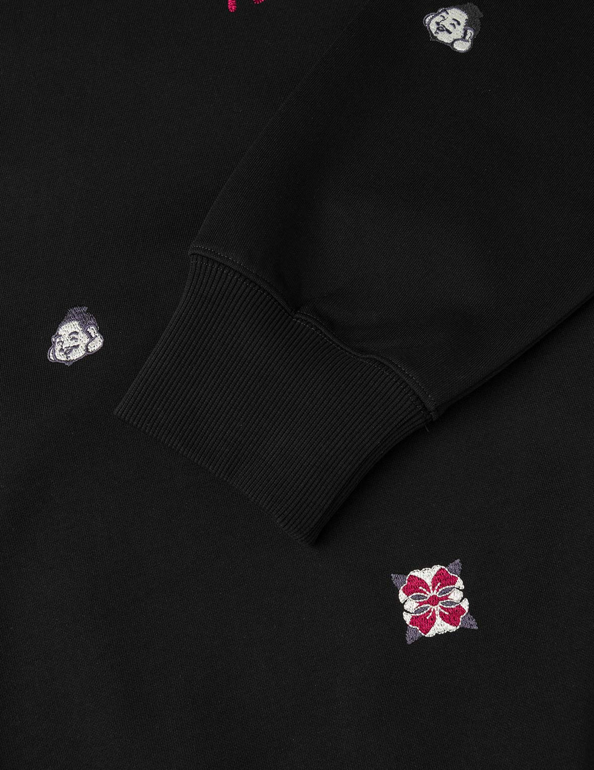 Allover Multi Logos Embroidery Relax Fit Sweatshirt - 7