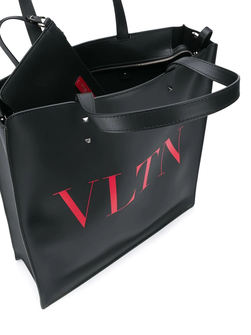 VLTN leather tote - 5