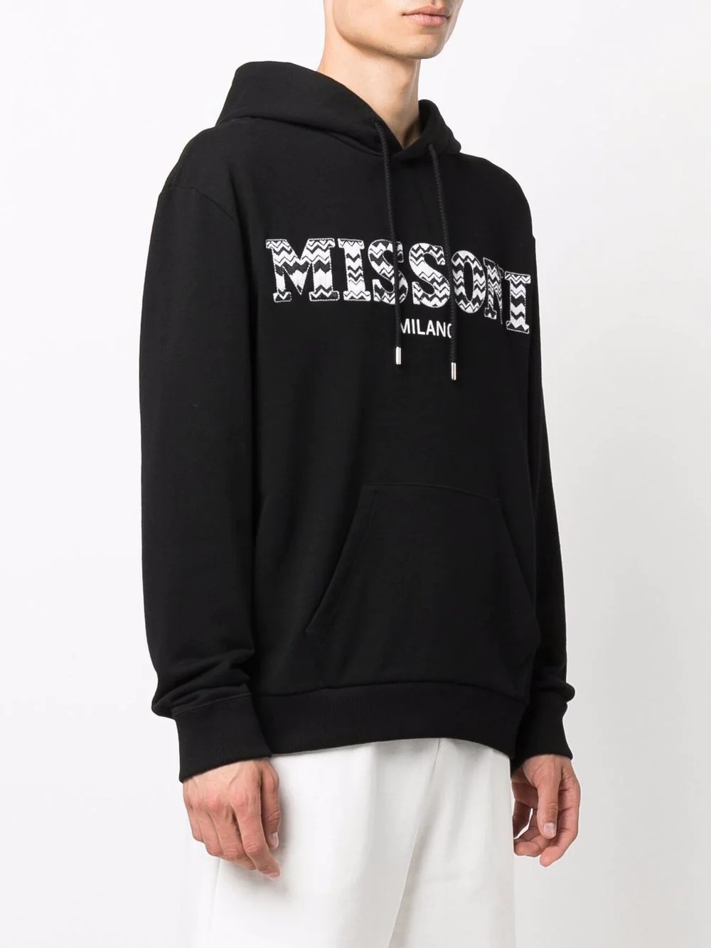 logo-print pullover hoodie - 3