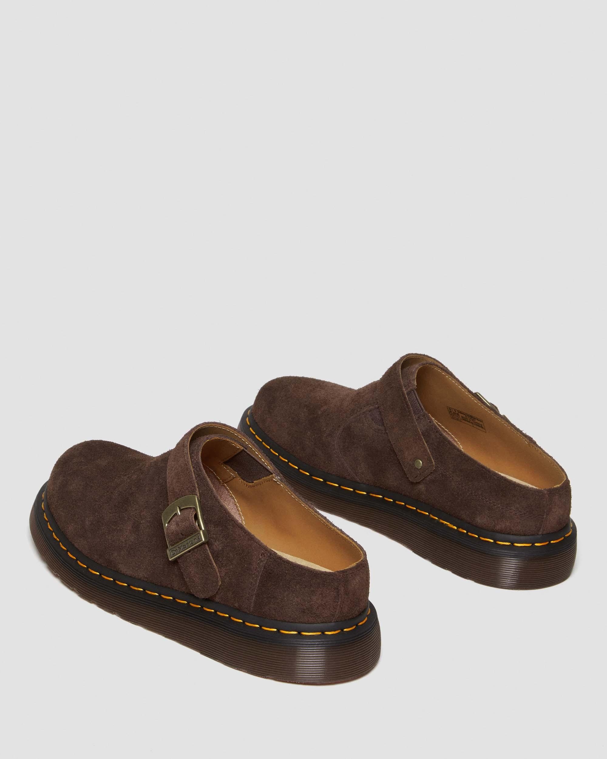 Dr. Martens Isham Desert Oasis Suede Mules | REVERSIBLE