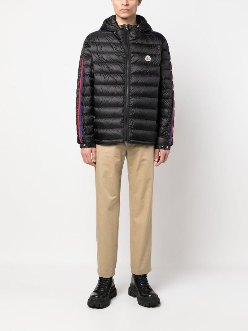 Agout logo-patch puffer jacket - 2