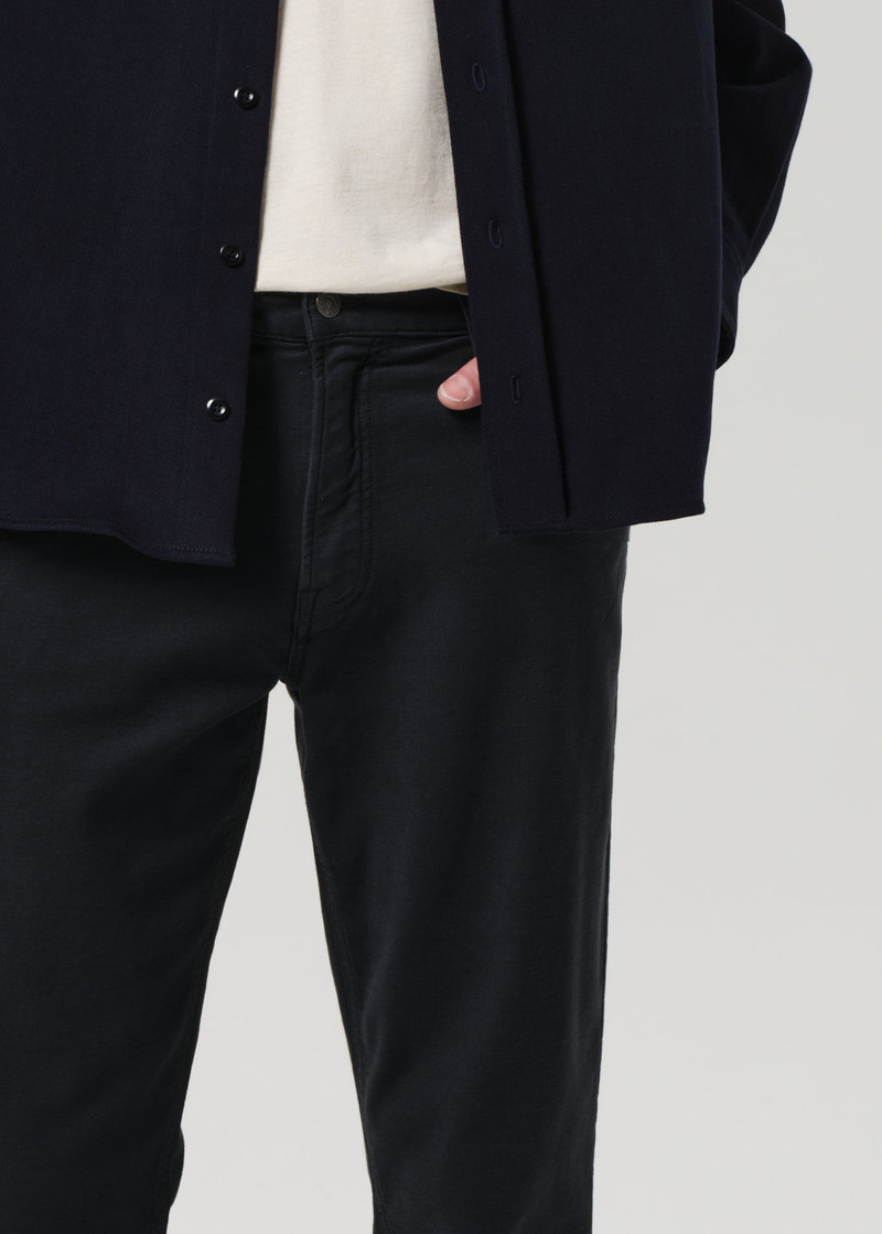 Adler Slim French Terry In Charred Cedar 6