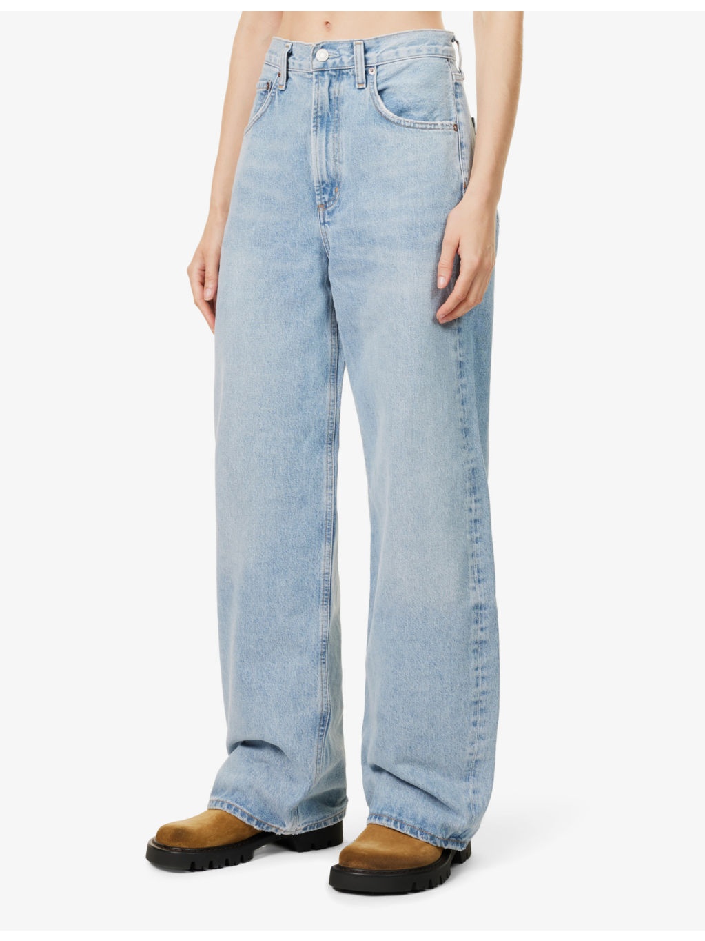 Low Curve mid-rise straight-leg denim jeans - 3