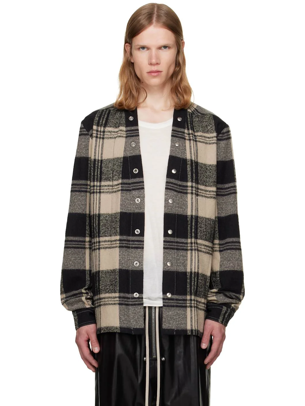 Off-White & Black Tower Larry Fogpocket Shirt - 1