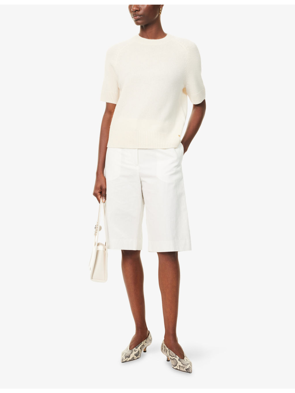 Jackson Short-Sleeves Cashmere Jumper - 2