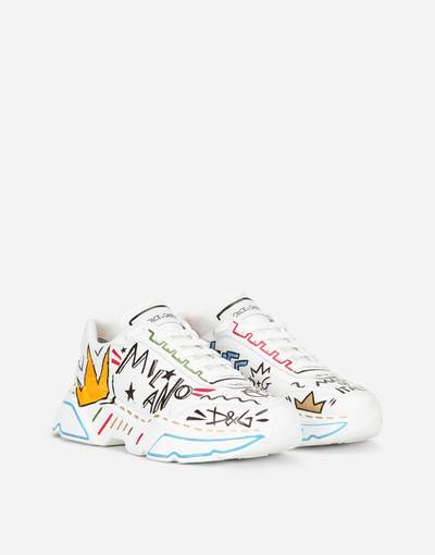 Dolce & Gabbana Hand-painted calfskin nappa Daymaster sneakers outlook