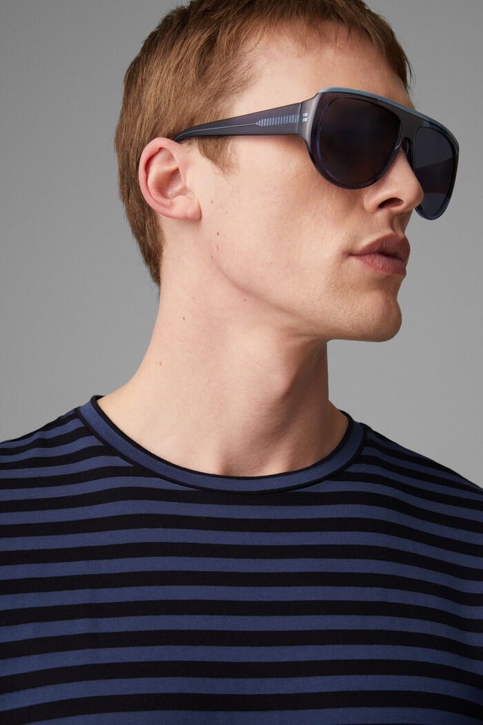 Charlie T-shirt in Navy blue/Black - 4