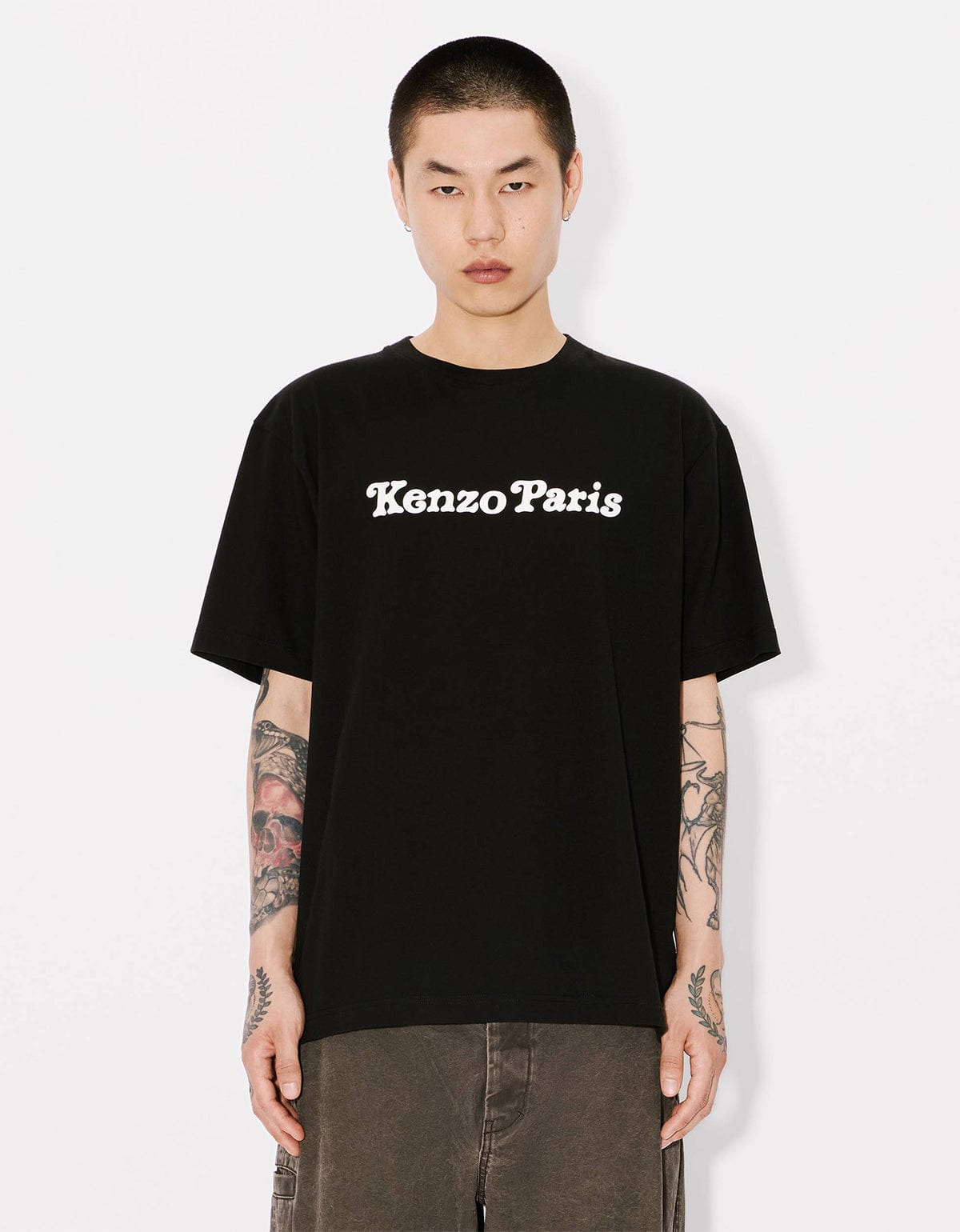 Kenzo Verdy Market Genderless Oversized Black T-Shirt - 3