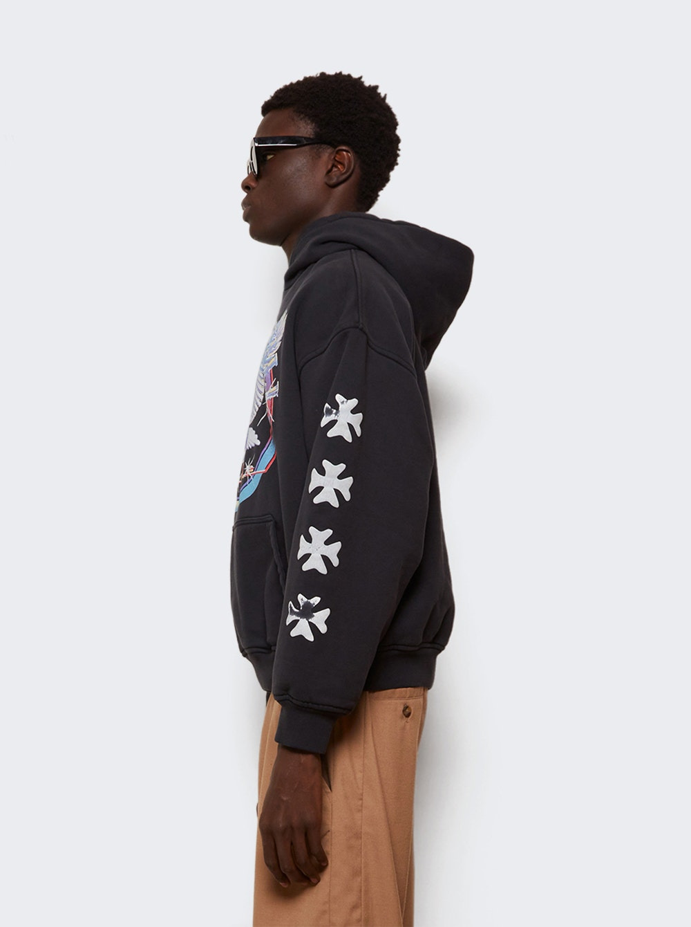 Notting Hill Eagle Hoodie Vintage Black - 3