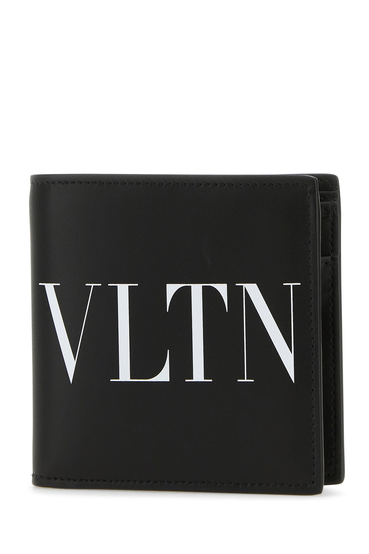 Black leather VLTN wallet - 2