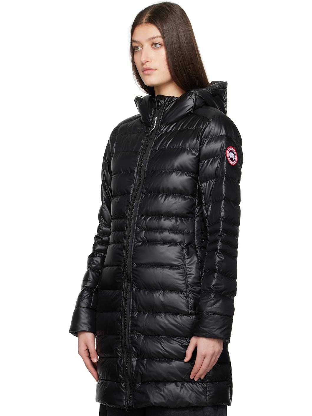 Black Cypress Hooded Down Jacket - 4