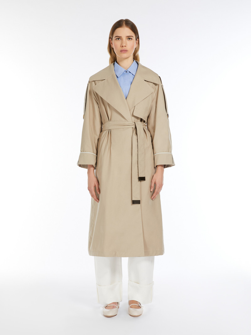 UTRENCH Oversized trench coat in water-repellent twill 3