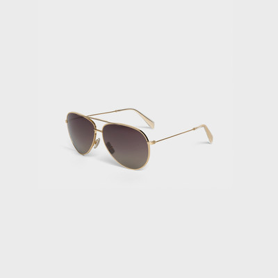 CELINE METAL FRAME 01 SUNGLASSES IN METAL WITH POLARIZED LENSES outlook