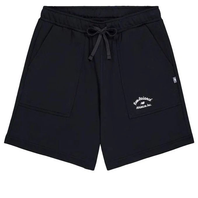 New Balance NBX Retro Knit Shorts 'Black' AMS42325-BK - 1