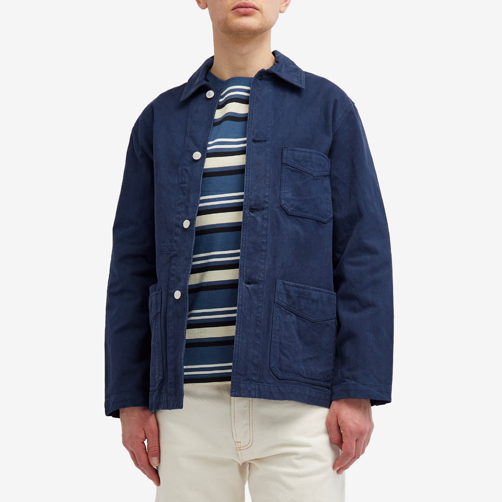 Drake's Canvas Chore Jacket - 2