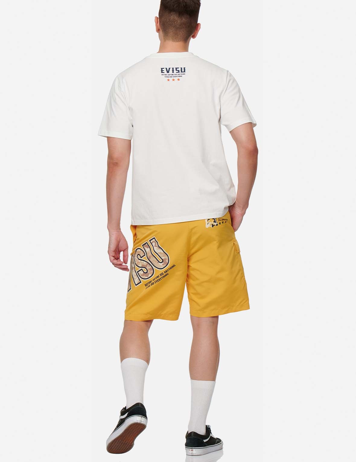 CAMOUFLAGE LOGO PRINT BOARD SHORTS - 3