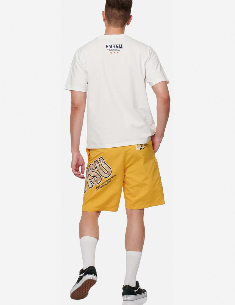 CAMOUFLAGE LOGO PRINT BOARD SHORTS 3