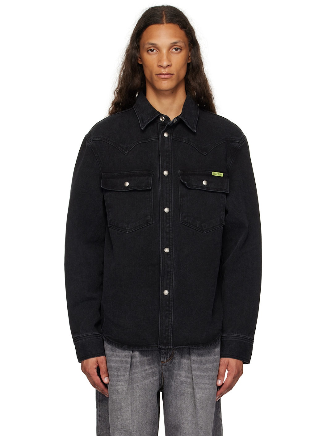 Black Cruisers Denim Shirt - 1