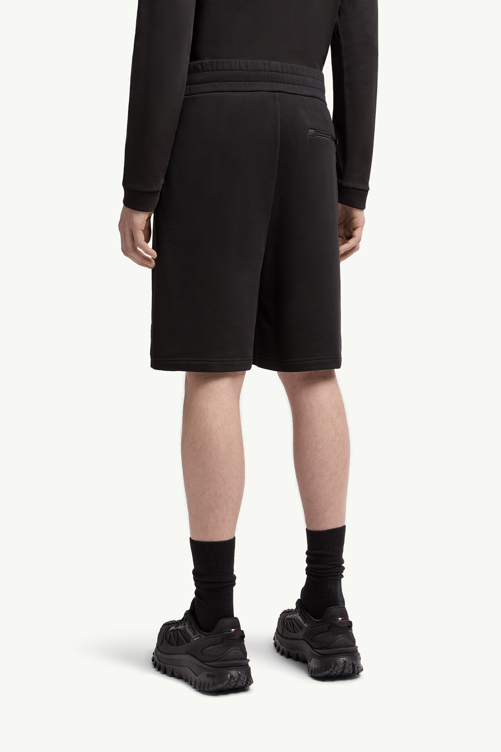 Logo Patch Cotton Shorts - 5