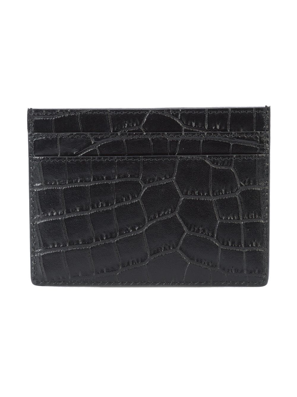 crocodile-embossed cardholder - 2