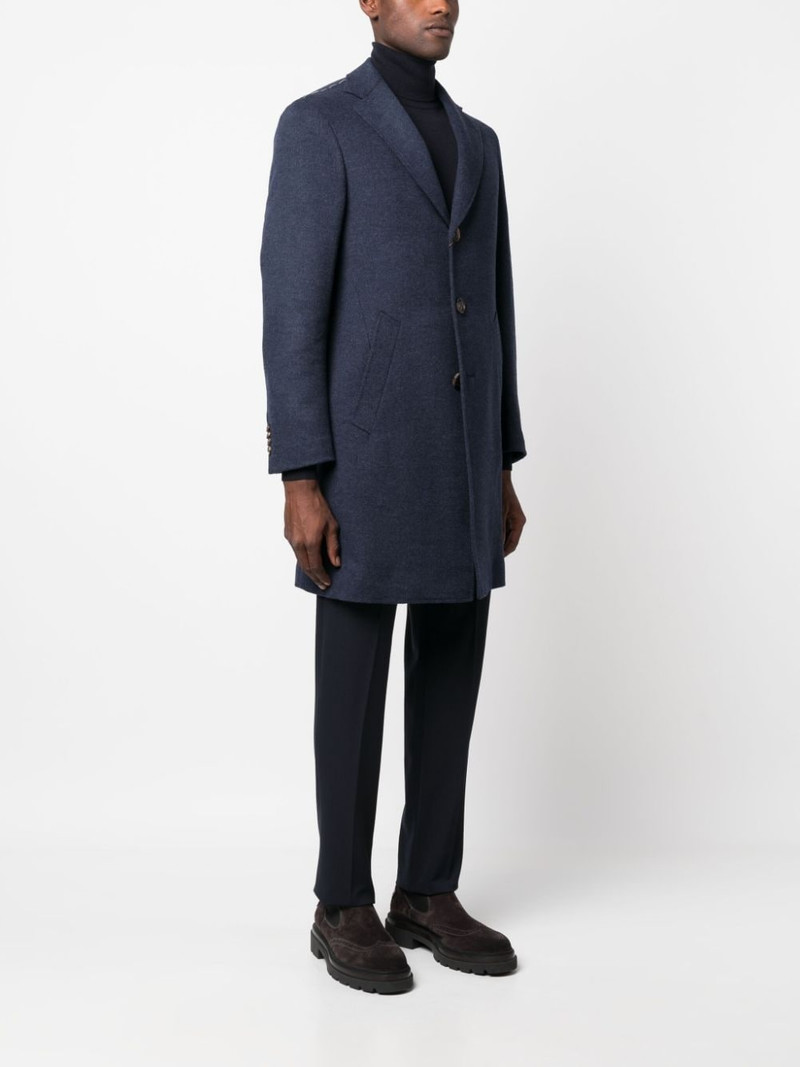 single-breasted wool-blend peacoat 3