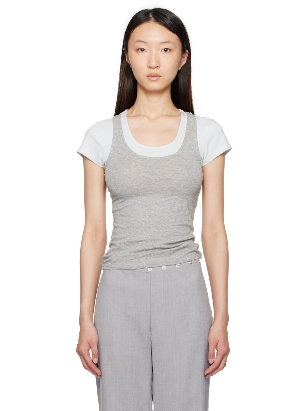 Blue & Gray Marion T-shirt - 1