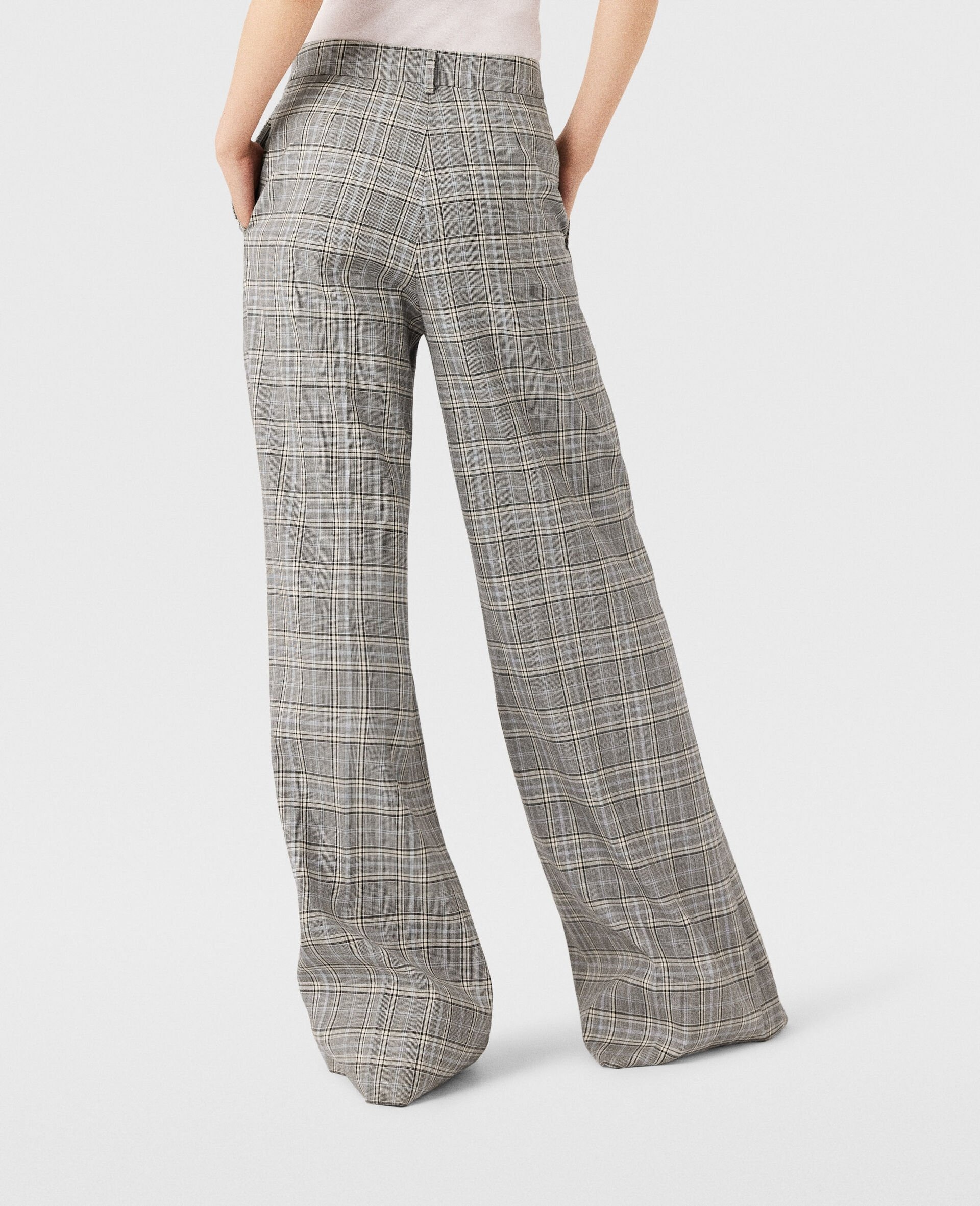 High-Rise Wide-Leg Wool Pants - 4